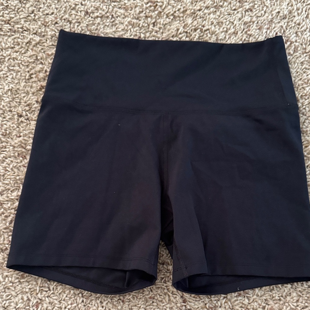 Women's Black High-Waisted Shorts